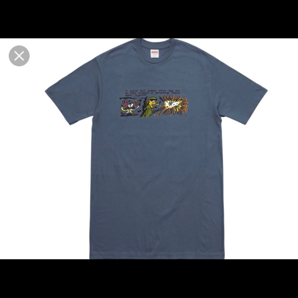Supreme dog shit tee